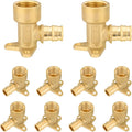 10-Pack Pex A Fitting, 1/2 Inch Expansion Drop Ear Elbow,1/2" Female NPT Thread x 1/2" Pex A Expansion,ASTM F1960